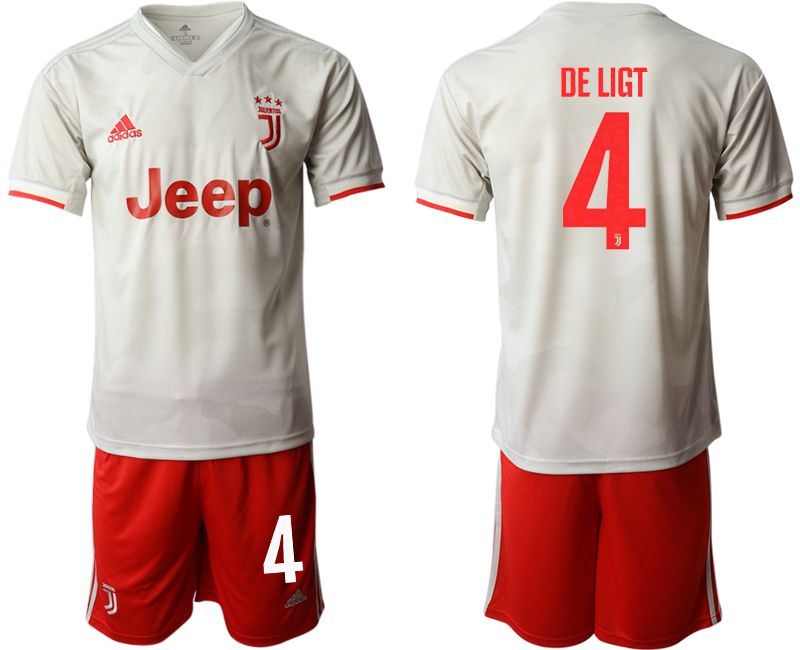 Men 2019-2020 club Juventus FC hoaway #4 white Soccer Jerseys->juventus jersey->Soccer Club Jersey
